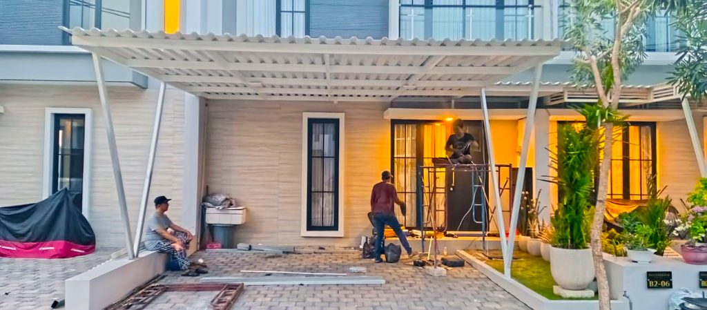 Desain Kanopi Rumah Modern