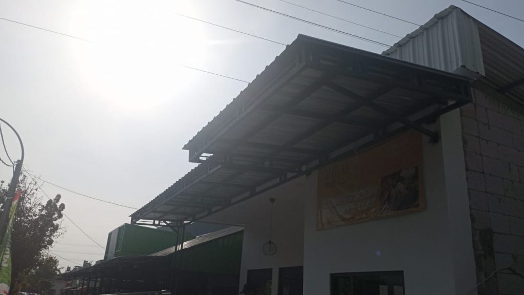 Kanopi Galvalum Tanpa Tiang