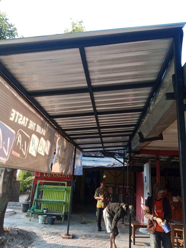 Kanopi Minimalis Toko Surabaya